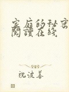 家庭的秘密全文阅读在线