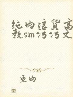 纯肉浪货高h调教sm污污文封面