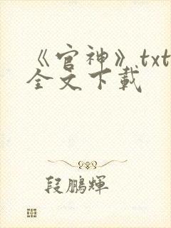 《官神》txt全文下载封面