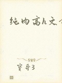 纯肉高h文合集封面