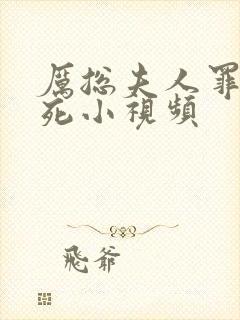 厉总夫人罪不至死小视频封面