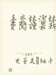 秦齐林洁林姨免费阅读最新章节封面