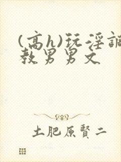 (高h)玩淫调教男男文