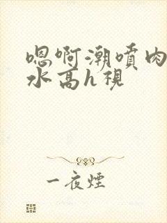 嗯啊潮喷肉失禁水高h视封面