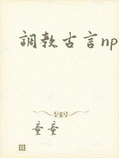 调教古言nph封面