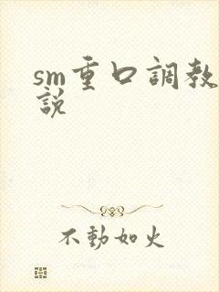sm重口调教小说