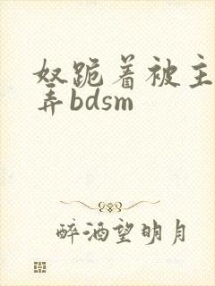 奴跪着被主人玩弄bdsm