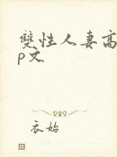 双性人妻高hnp文