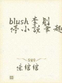 blush李则停小说笔趣阁