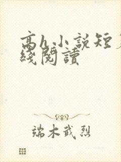 高h小说短篇在线阅读