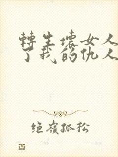 转生坏女人我成了我的仇人小说封面