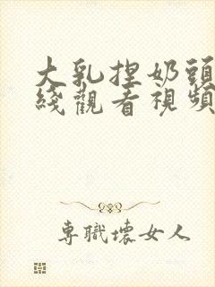 大乳捏奶头揉在线观看视频