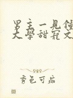 男主一见钟情的大学甜宠文