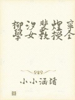 柳汐裴煜宁物理学女教授全文阅读免费笔趣阁