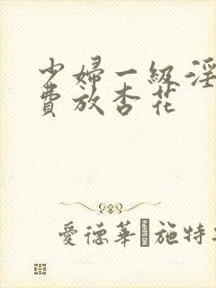 少妇一级淫片免费放杏花