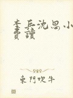 李兵沈思小说免费读