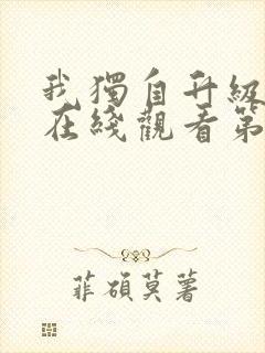 我独自升级动漫在线观看第二封面