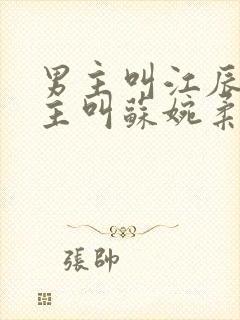 男主叫江辰,女主叫苏婉柔的小说封面