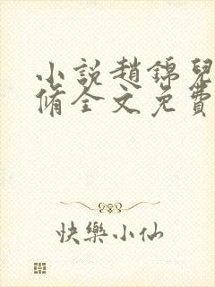 小说赵锦儿秦慕修全文免费阅读免费