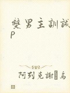 双男主训诫文sp