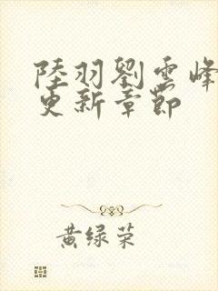 陆羽刘云峰最新更新章节