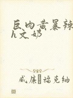 巨肉黄暴辣文高h文奶