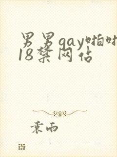男男gay啪啪18禁网站