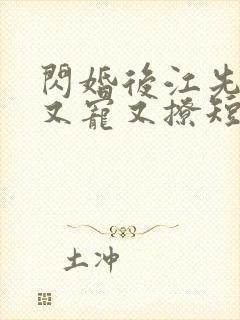 闪婚后江先生他又宠又撩短剧免费观看全集