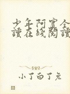 少年阿宾全文阅读在线阅读