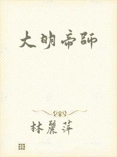大明帝师封面