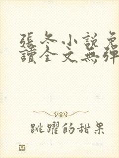 张冬小说免费阅读全文无弹窗