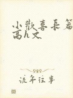 小欢喜长篇巨肉高h文