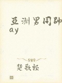 亚洲男同帅哥gay