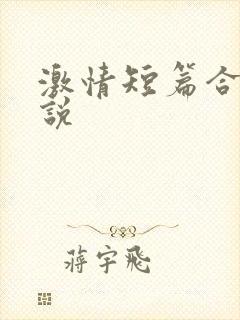 激情短篇合集小说