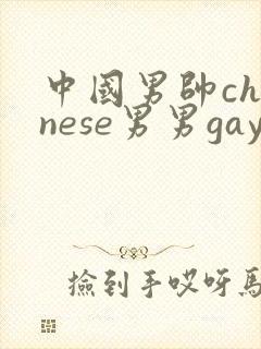 中国男帅chinese男男gay相关网站