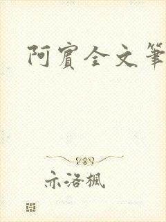 阿宾全文笔趣阁
