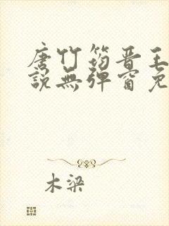 唐竹筠晋王的小说无弹窗免费阅读