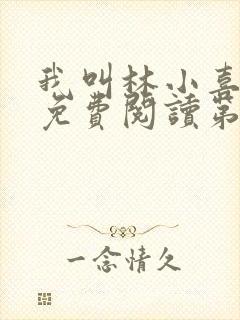 我叫林小喜全文免费阅读第一部