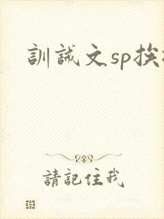 训诫文sp挨揍