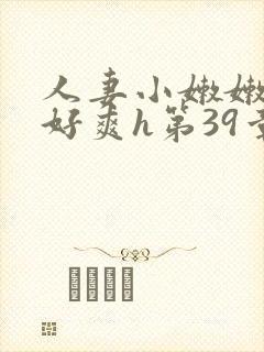 人妻小嫩嫩好紧好爽h第39章