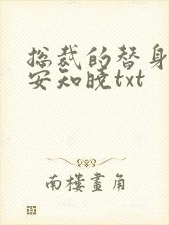 总裁的替身前妻安知晓txt封面