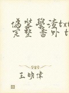 伪装学渣txt完整 番外 txt