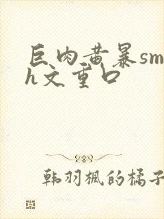 巨肉黄暴sm高h文重口