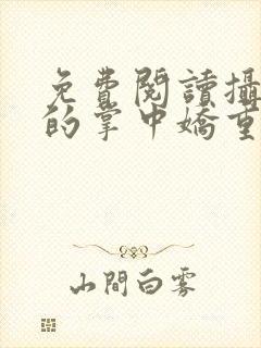 免费阅读摄政王的掌中娇重生了全文