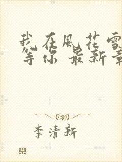 我在风花雪月里等你 最新章节