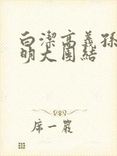 白洁高义孙倩李明大团结