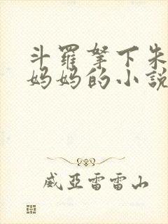 斗罗拿下朱竹清妈妈的小说