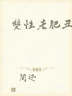 双性老肥丑小说