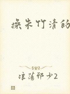 操朱竹清的小说
