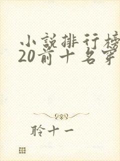 小说排行榜2020前十名穿越完结